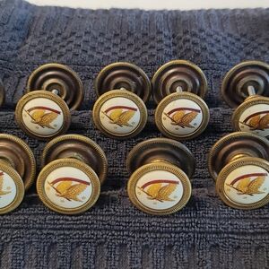 Set of 12 Antique Hitchcock Furniture Knobs